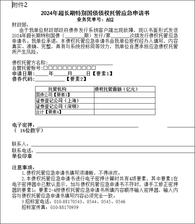 财政部拟发行600亿元30年期超长期特别国债