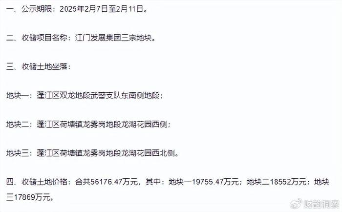 全国首例!307亿专项债,收储土地
