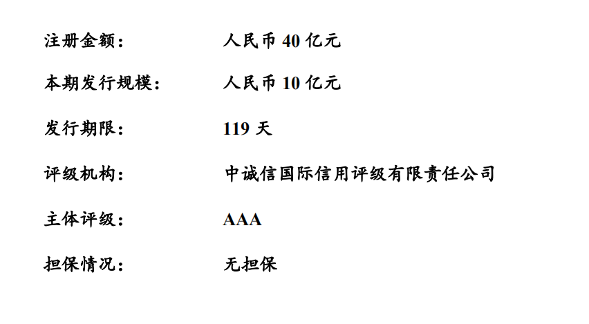 恒安国际发行10亿元超短期融资券 票面利率1.74%